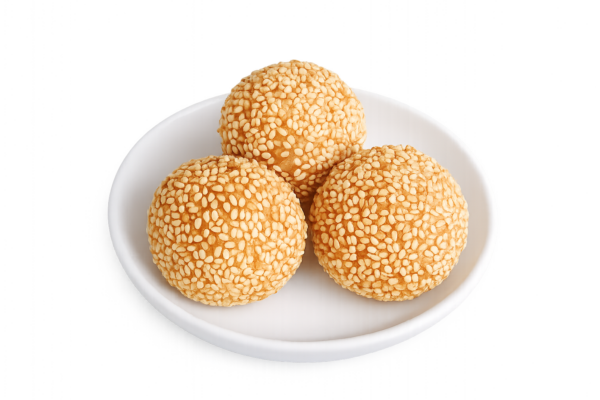 紅豆芝麻球（純素）